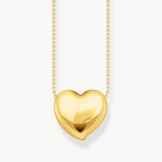 Thomas Sabo Sterling Silver Gold-Plated Necklace with Heart Pendant KE2276-413-39-L45V