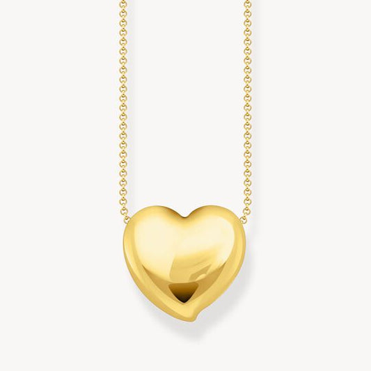 Thomas Sabo Sterling Silver Gold-Plated Necklace with Heart Pendant KE2276-413-39-L45V