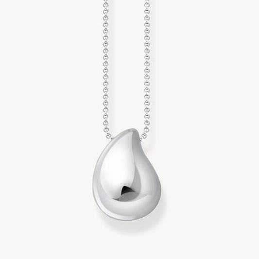 Thomas Sabo Sterling Necklace with Pendant in Organic Drop-Shape KE2281-001-21-L50V