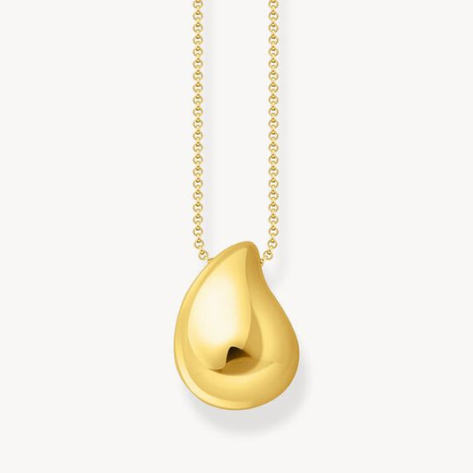Thomas Sabo Sterling Necklace with Pendant in Organic Drop-Shape KE2281-413-39-L50V