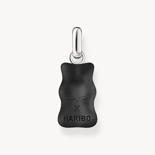 Thomas Sabo HARIBO Sterling Silver Large Pendant with Black Goldbears & Zirconia PE967-052-11