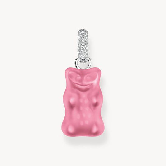 Thomas Sabo HARIBO Sterling Silver Large Pendant with Pink Goldbears & Zirconia PE967-052-9