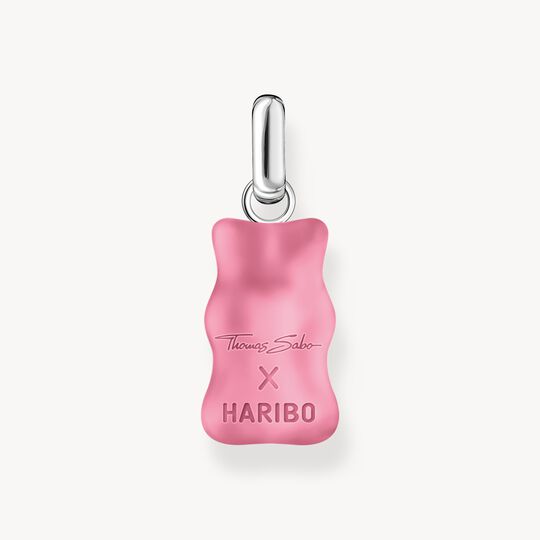 Thomas Sabo HARIBO Sterling Silver Large Pendant with Pink Goldbears & Zirconia PE967-052-9