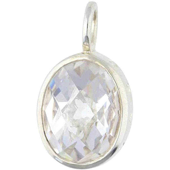 Thomas Sabo Glam And Soul Sterling Silver Cubic Zirconia Oval Shape Pendant  PE427-051-14