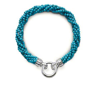 Thomas Sabo Turquoise Bracelet Silver A1182-404-17-L