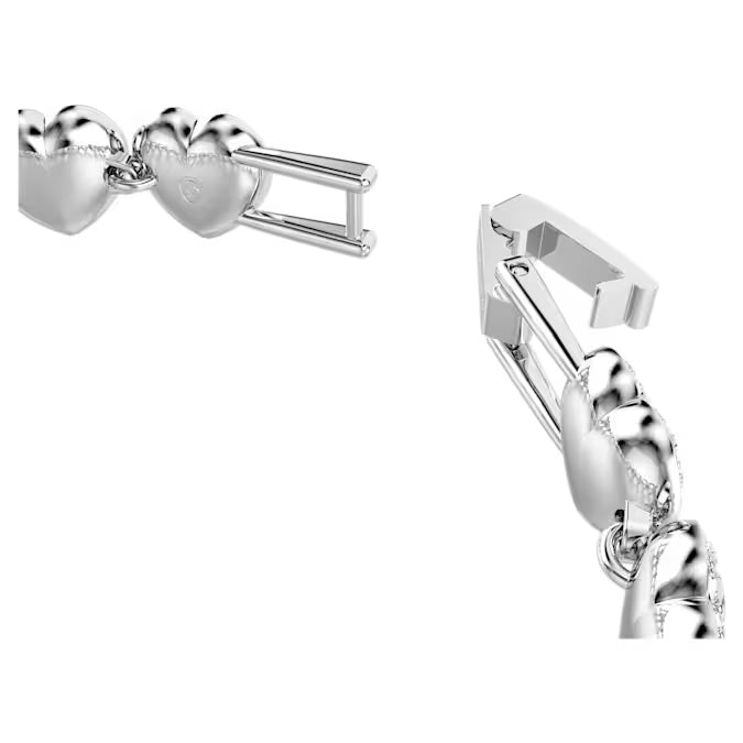 Swarovski Ariana Grande x Swarovski Bracelet Mixed Cuts, Heart, White, Rhodium Plated 5720860