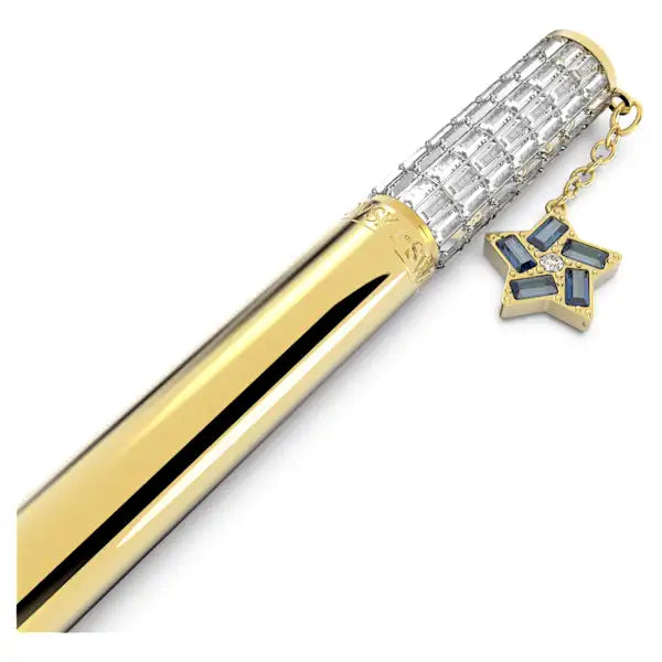 Swarovski Celebration 2022 ballpoint pen Star, White, Gold-tone plated 5627170