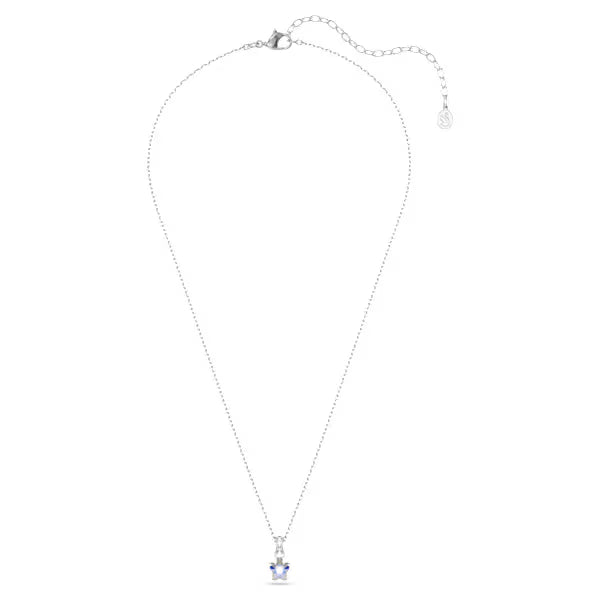 Swarovski Chroma Pendant Necklace Mixed cuts, Star, White, Rhodium plated 5759678