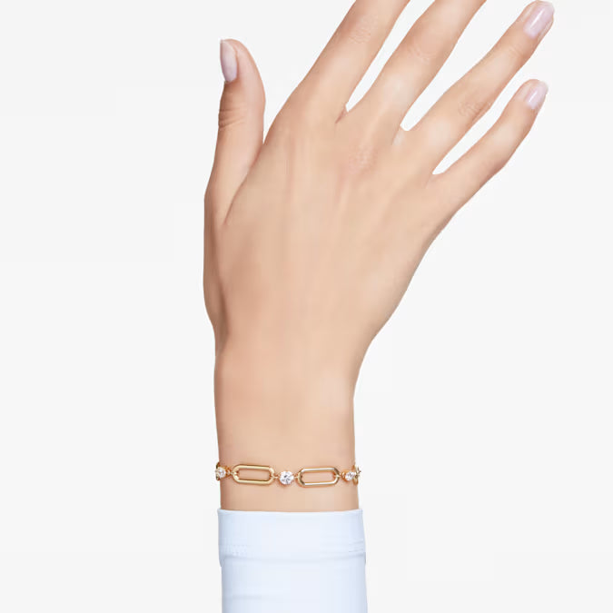Swarovski Constella Bracelet White, 18k Gold Plated 5683359