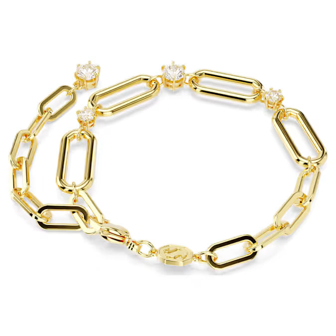 Swarovski Constella Bracelet White, 18k Gold Plated 5683359