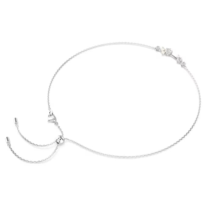 Swarovski Constella necklace Crystal pearl, Round cuts, White, Rhodium plated 5705626