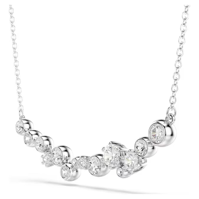 Swarovski Constella Necklace Mixed Cuts, White, Rhodium Plated 5722473