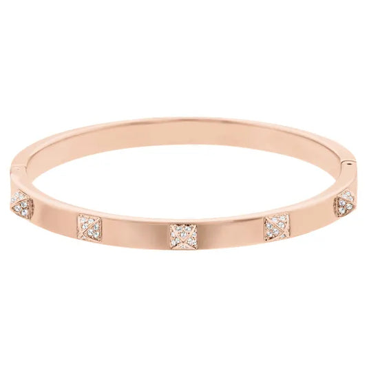 Swarovski Tactic bangle, White, Rose gold-tone plated 5098368 5184528 5098834