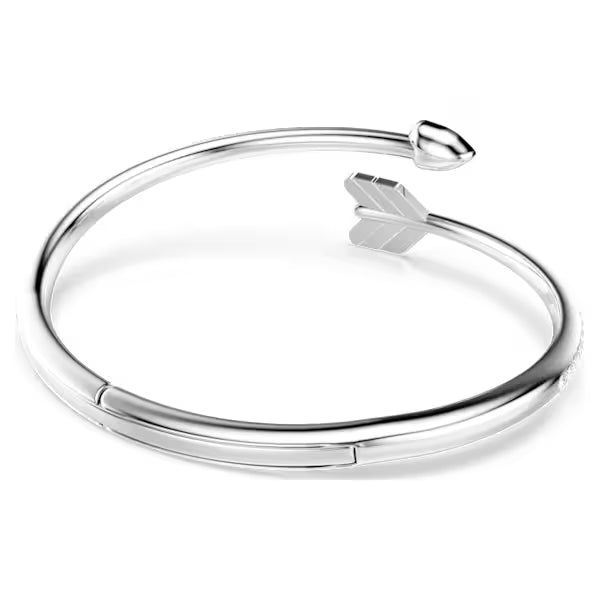 Swarovski Idyllia Bangle Mixed Cuts, Arrow, White, Rhodium Plated 5737264 5737263