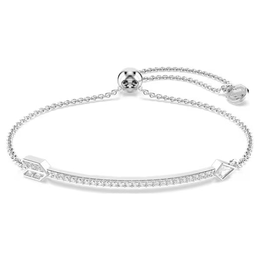 Swarovski Idyllia Bracelet Mixed cuts, Arrow, White, Rhodium plated 5741523