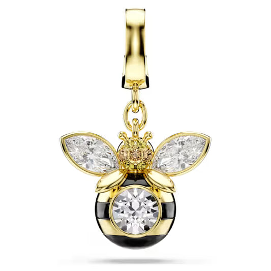 Swarovski Idyllia Charm Mixed Cuts, Bee, Multicoloured, 18k Gold-Plated finish 5743132