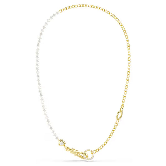 Swarovski Idyllia necklace Crystal pearl, White, 18k Gold-Plated Finish 5742961