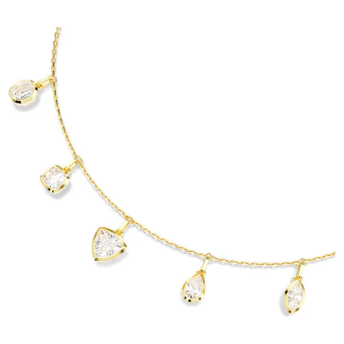 Swarovski Imber Necklace Mixed Cuts, White, Gold-Tone Plated 5705463