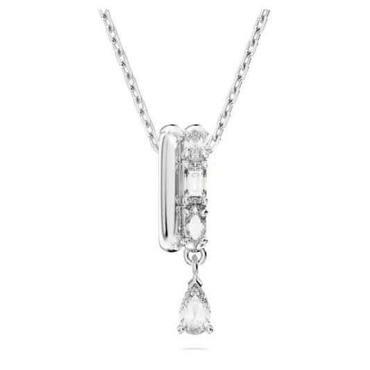 Swarovski Imber pendant Mixed cuts, White, Rhodium plated 5671819