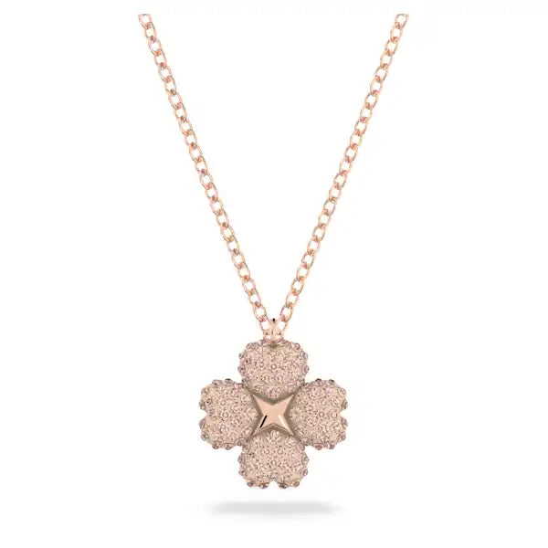 Swarovski Latisha pendant Flower, Pink, Rose gold-tone plated 5636489