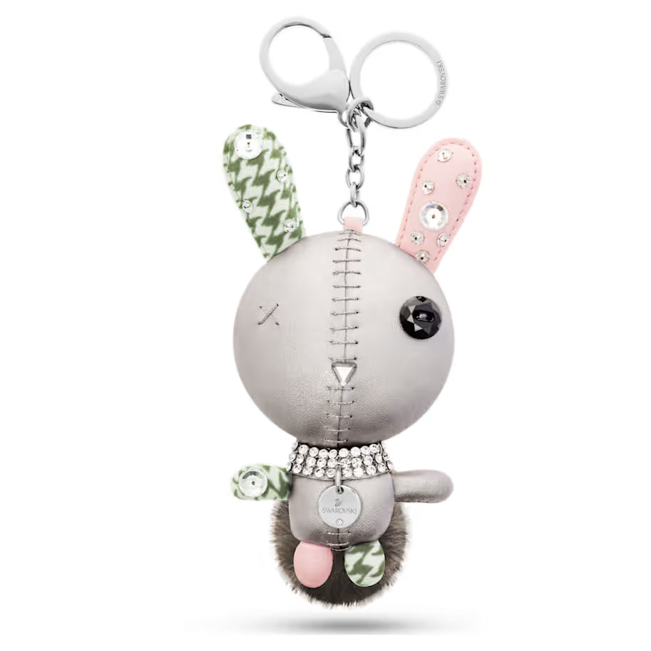 Swarovski Mathilde Bag Charm Rabbit, Grey, Stainless Steel 5020921