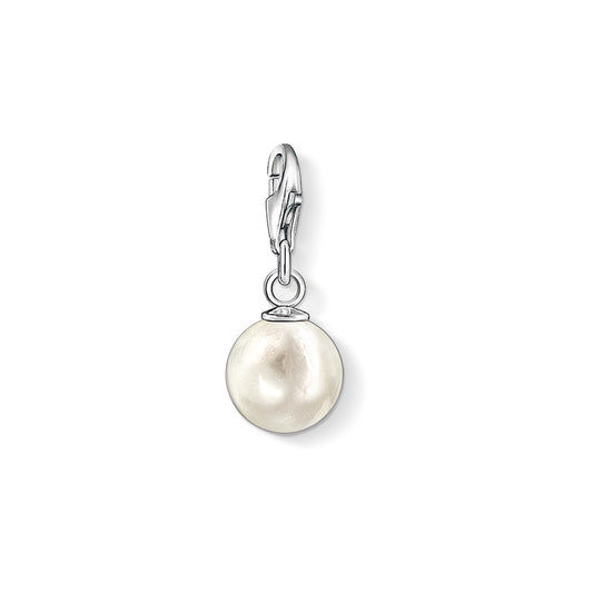 Thomas Sabo Silver Pearl Pendant Charm 0990-028-14