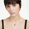 Swarovski Stilla Pendant Rectangular Cut, Green, Gold-Tone Plated 5677141