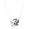 Swarovski Swan Pendant Swan, Black, Mixed Metal Finish 5705721