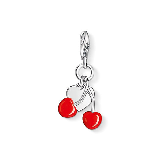 Thomas Sabo Silver Red Cherries Charm 0934-007-10