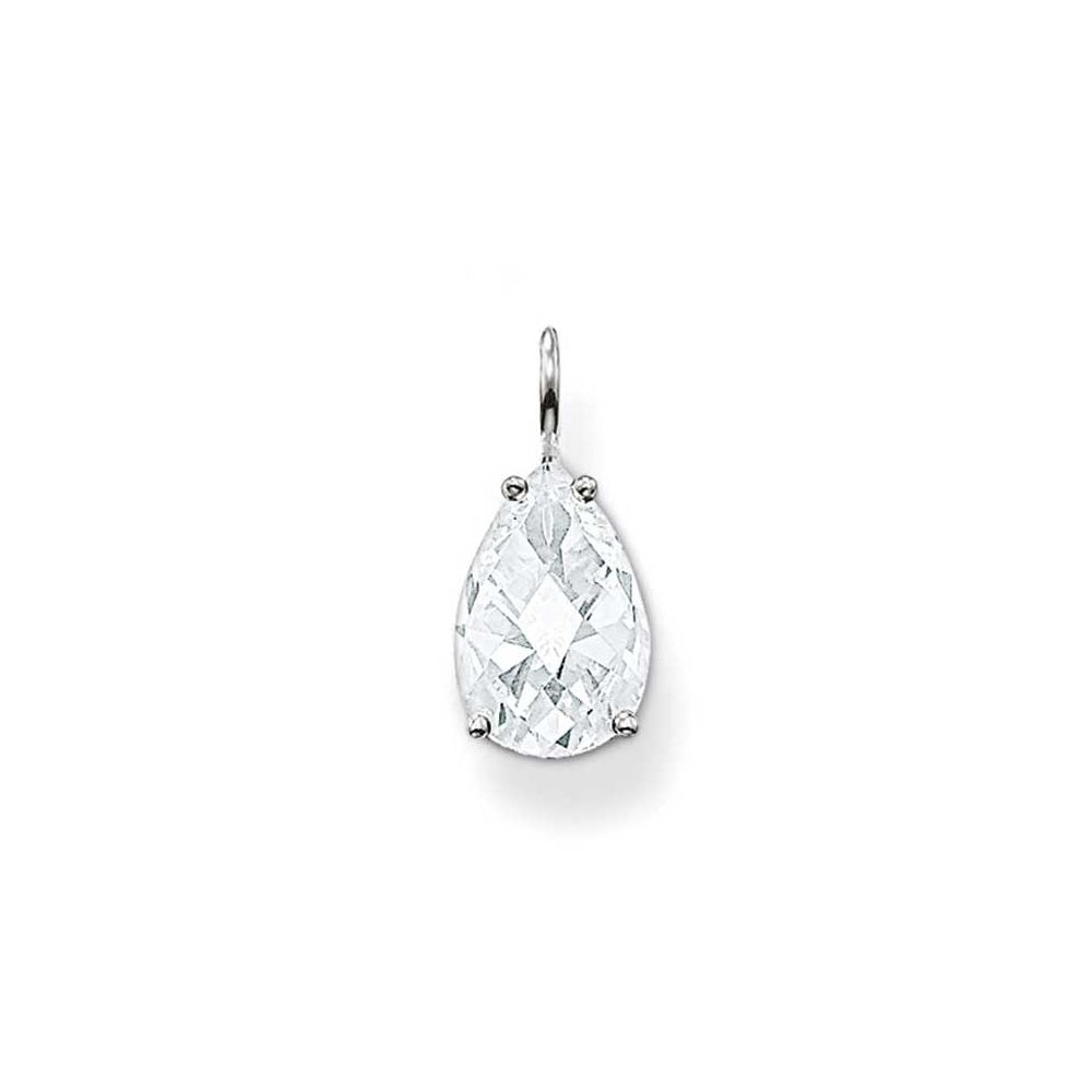 Thomas Sabo Glam And Soul Sterling Silver Cubic Zirconia Tear Drop Pendant PE523-051-14