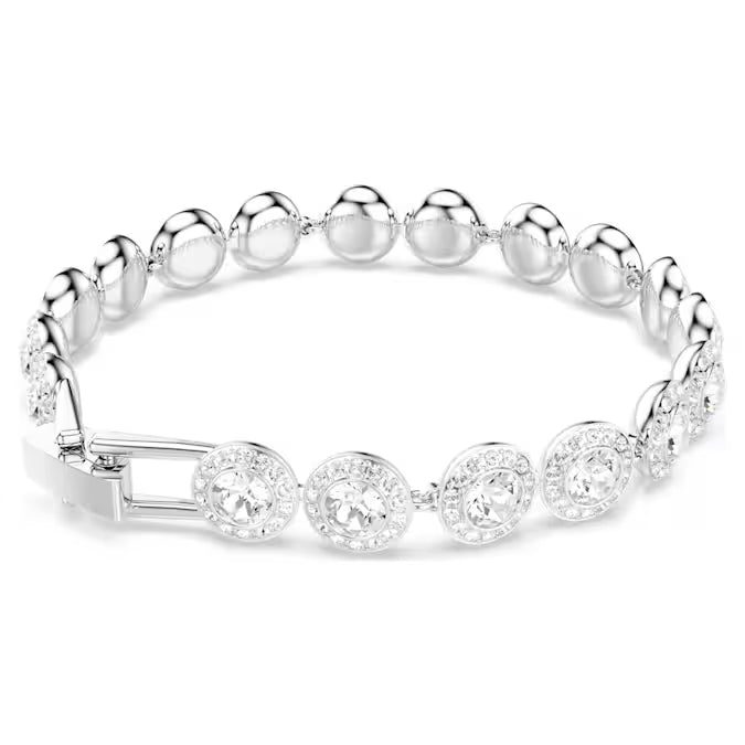 Swarovski Una Angelic Bracelet Round Cut, White, Rhodium Plated 5682279