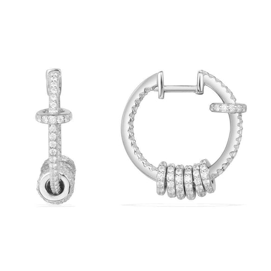 APM Hoop Earrings & Sliding Rings AE9753OX