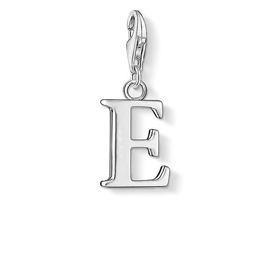 Thomas Sabo Charm Pendant "Letter E" 0179-001-12