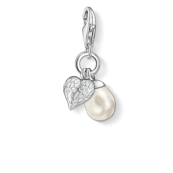 Thomas Sabo Charm Pendant "Wing With Pearl" 0779-082-14