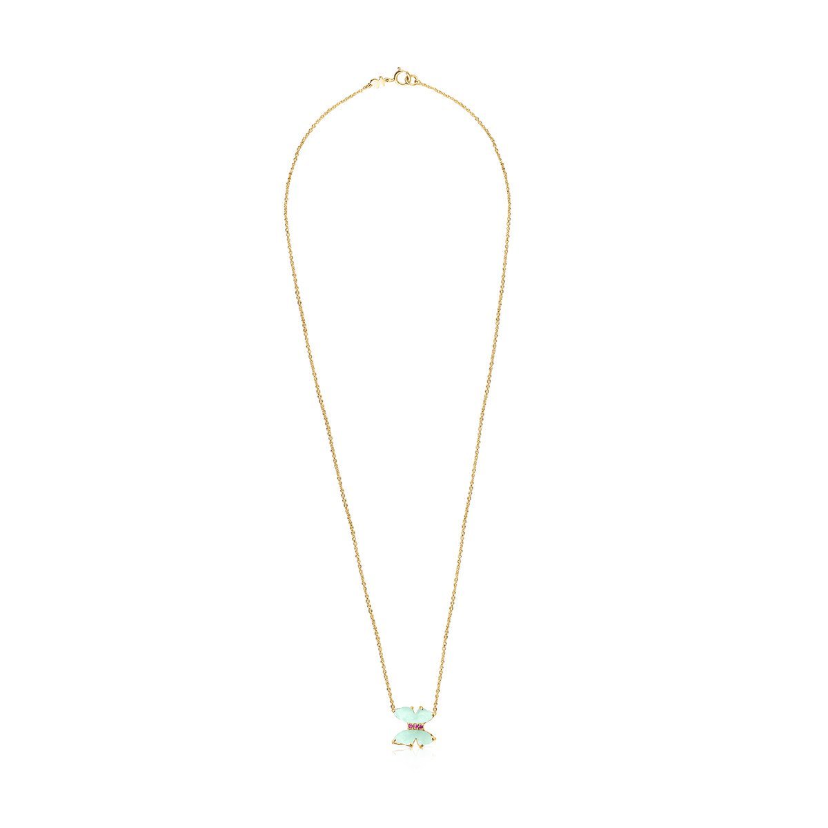 Tous Gold with Amazonite and Ruby Vita Necklace 918532040
