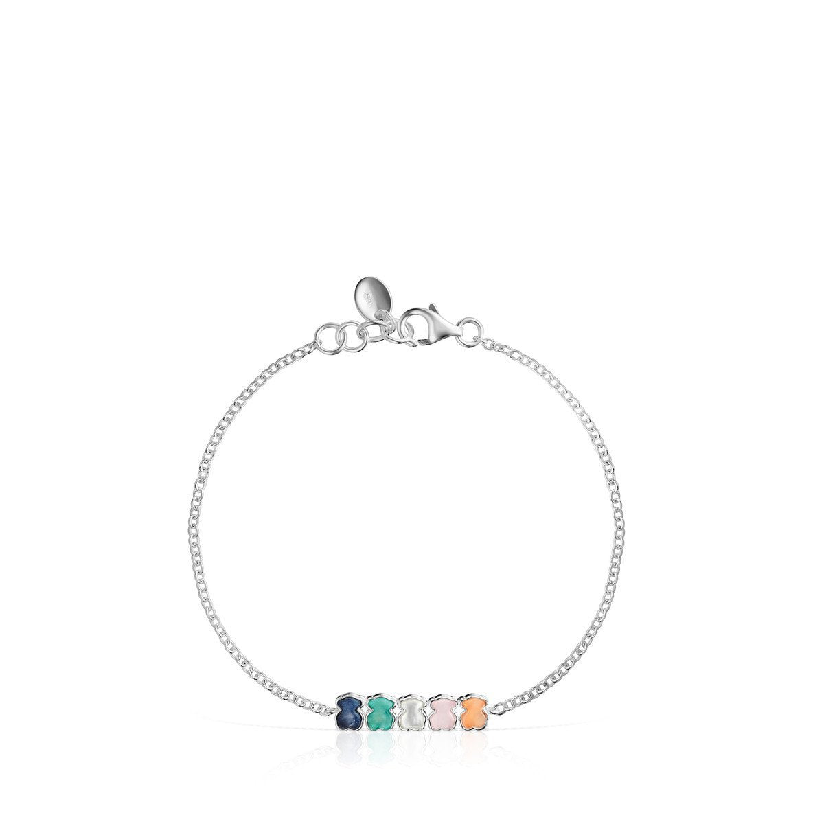 Tous Mini Color Bracelet in Silver with Gemstones 915431610