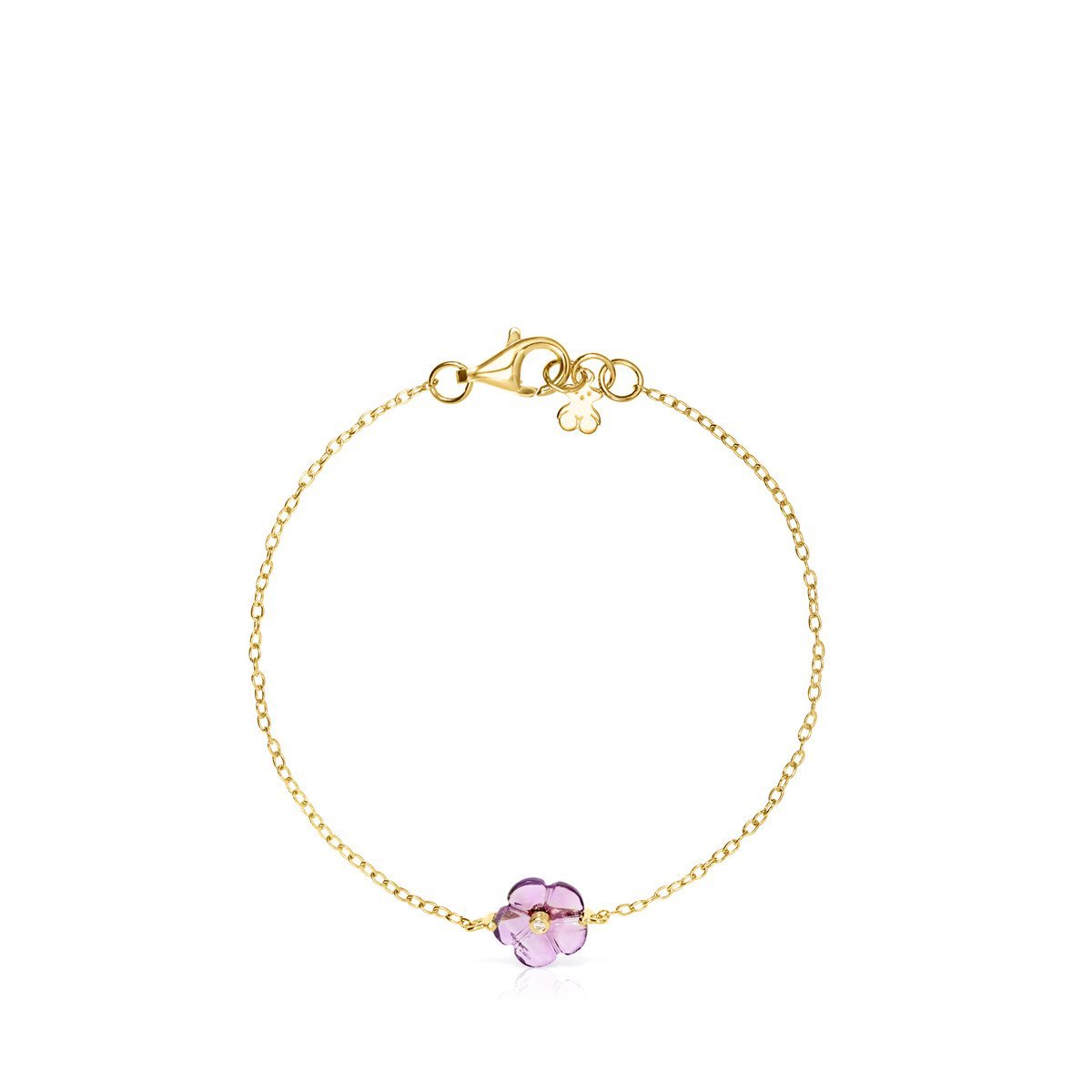 Tous Vita Bracelet in Gold with Amethyst and Diamonds 918531000