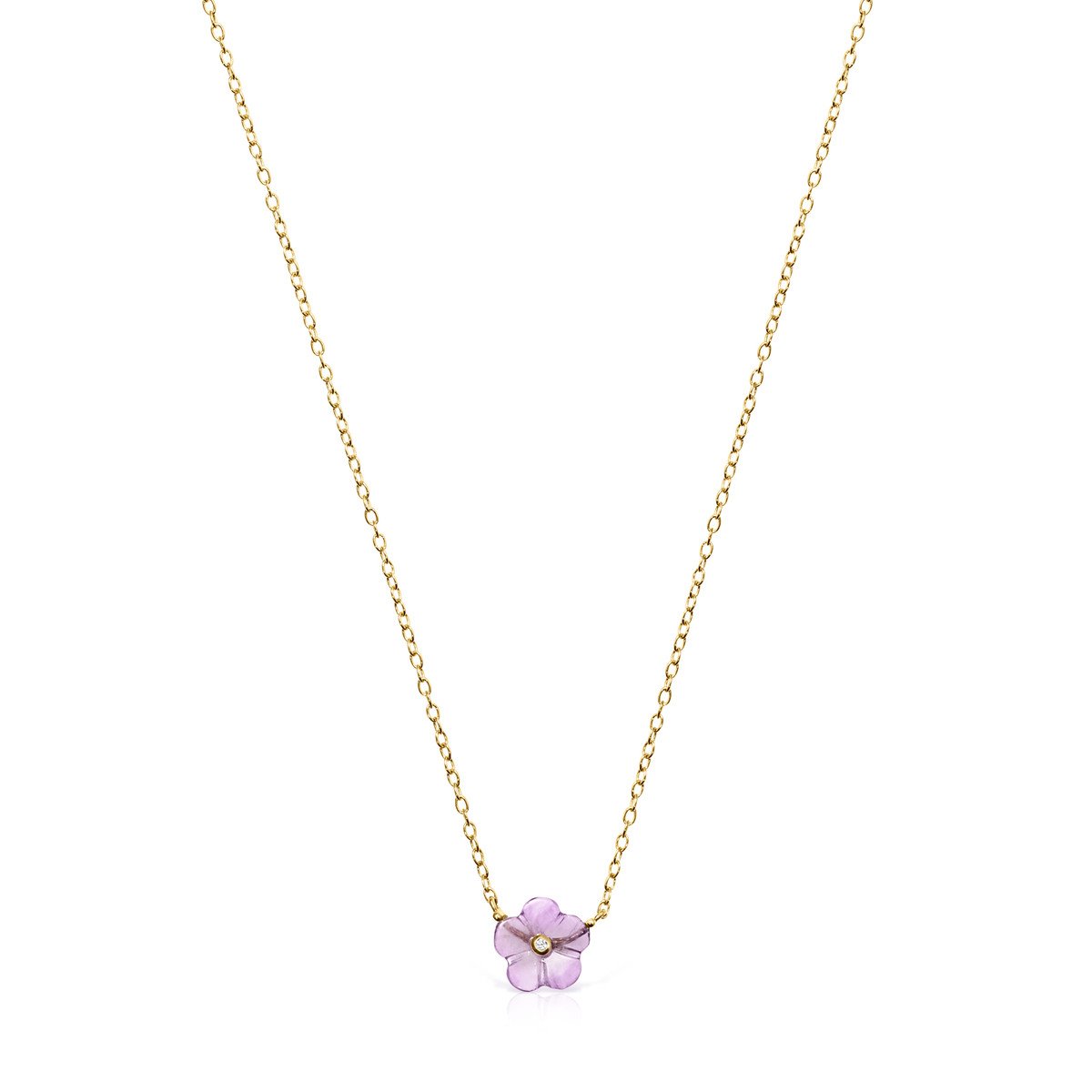 Tous Vita Necklace in Gold with Amethyst and Diamond 918532030