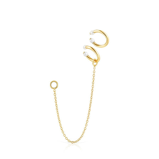 Tous Batala Earcuff Pack in Gold Vermeil with Pearl 918543680