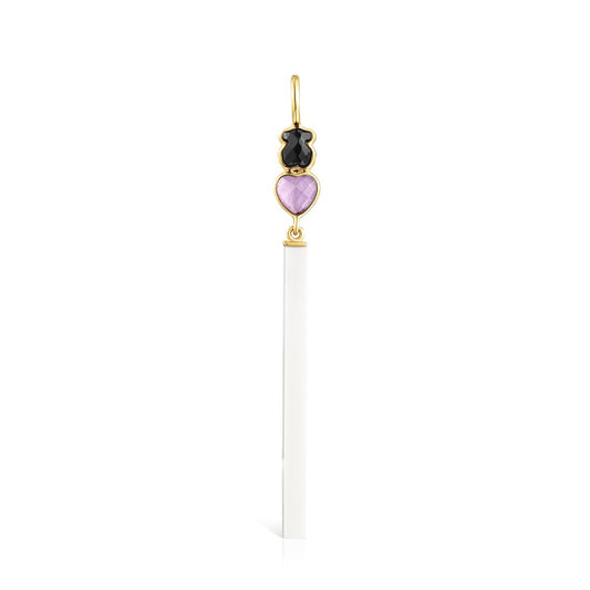 Tous Glory Pendant in Resin with Gold Vermeil and Gemstones 918594520