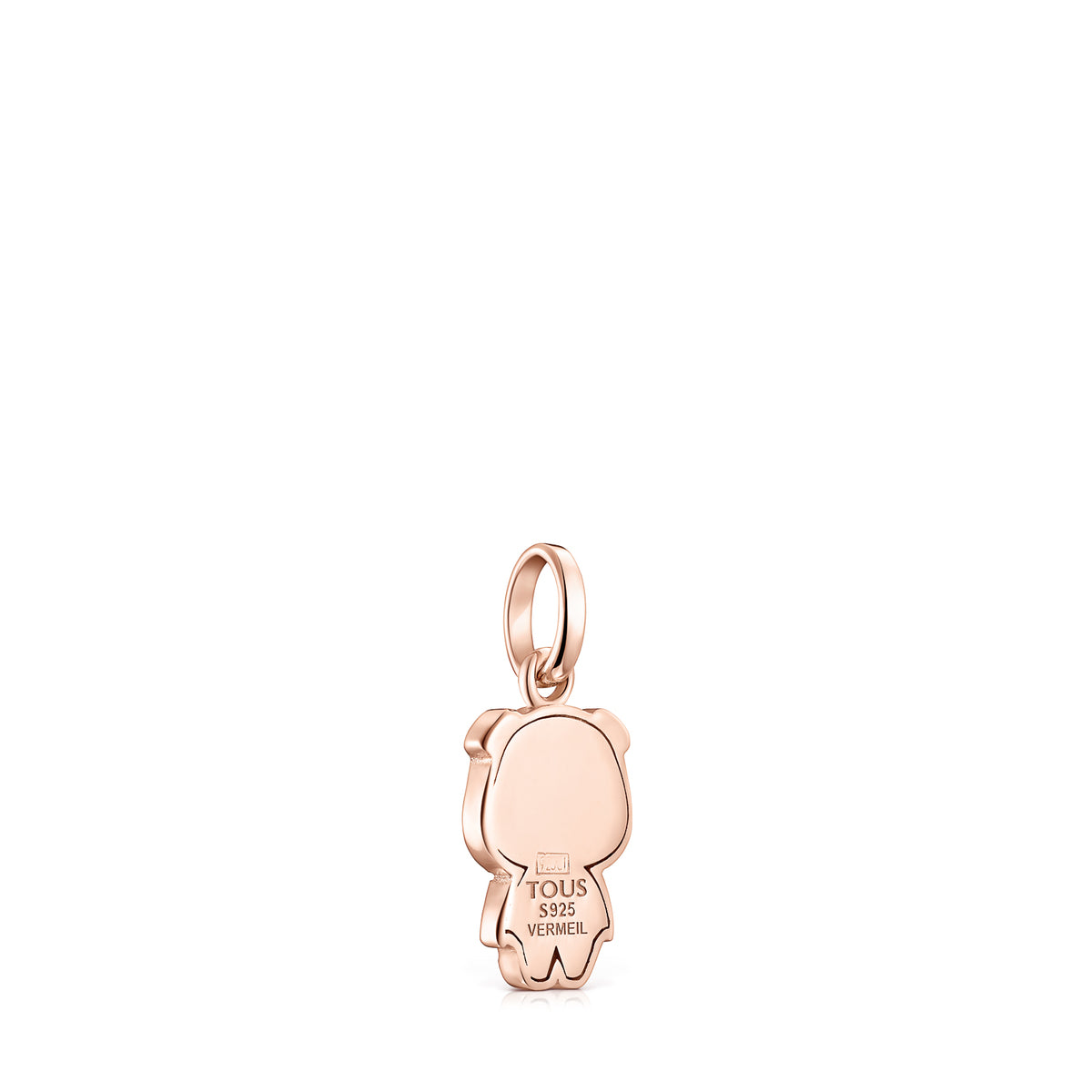 Tous Chinese Horoscope Pig Pendant in Rose Gold Vermeil with Ruby 918434540