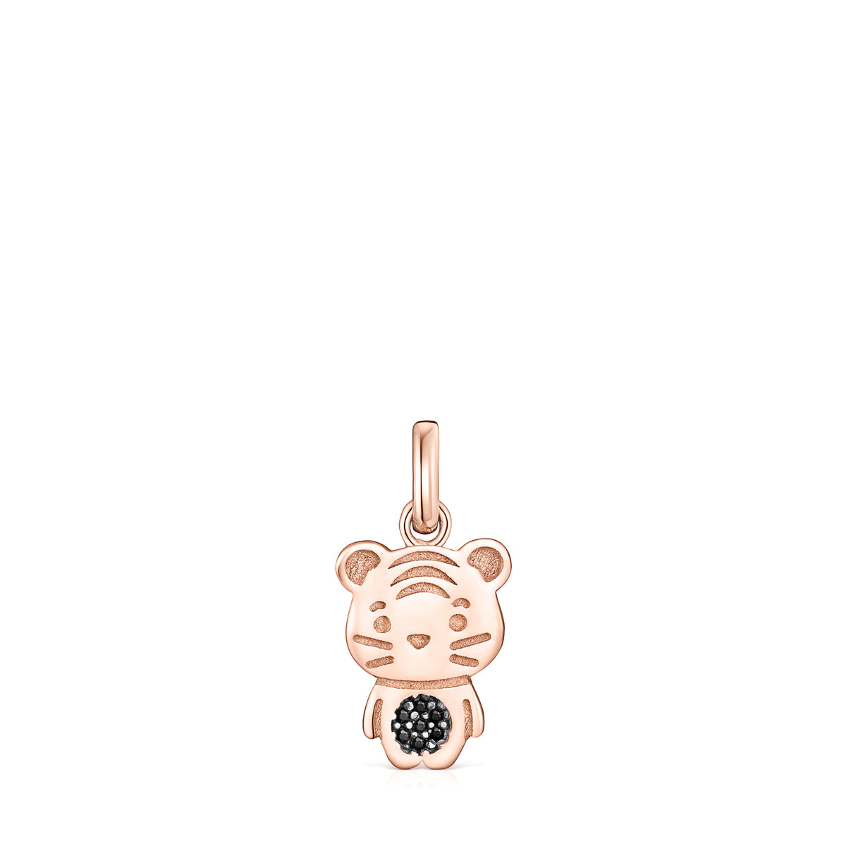Tous Chinese Horoscope Tiger Pendant in Rose Gold Vermeil with Spinel 918434620