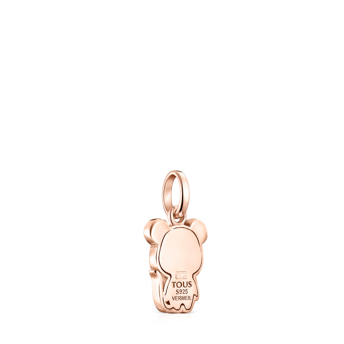Tous Chinese Horoscope Rat Pendant in Rose Gold Vermeil with Ruby 918434600