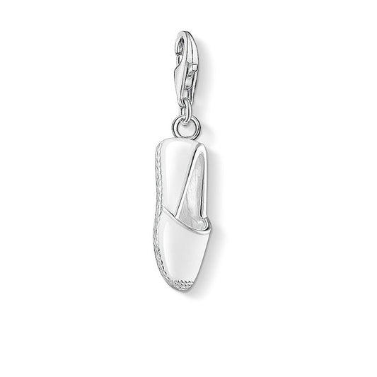 Thomas Sabo Silver White Espadrille Charm 1351-007-14