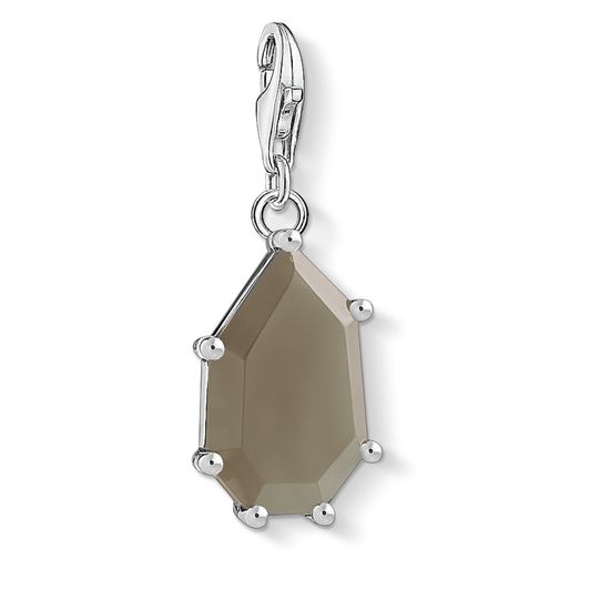 Thomas Sabo Charm Pendant "Brown Stone" 1541-507-2