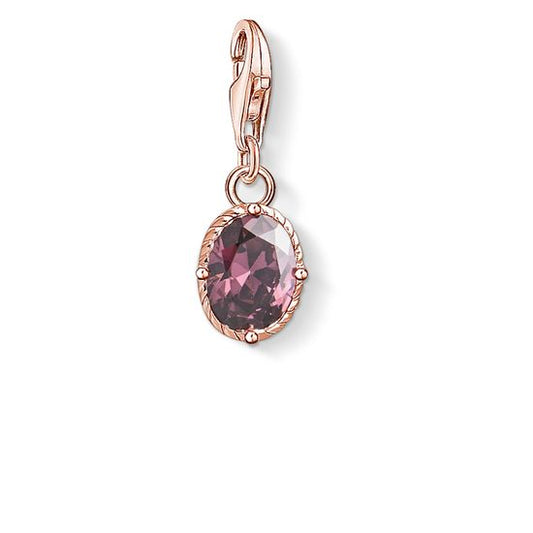 Thomas Sabo Charm Pendant "Purple Stone" 1671-416-13