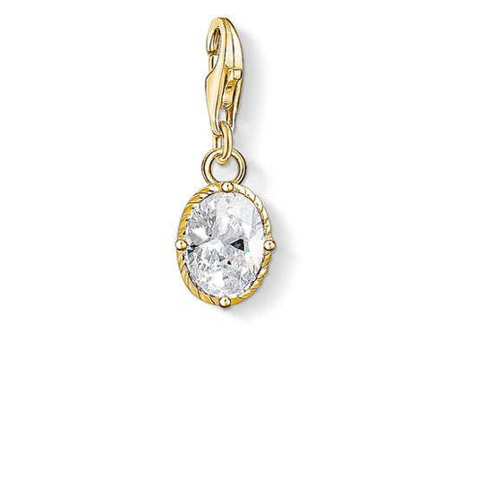 Thomas Sabo Charm Pendant "White Stone" 1673-414-14