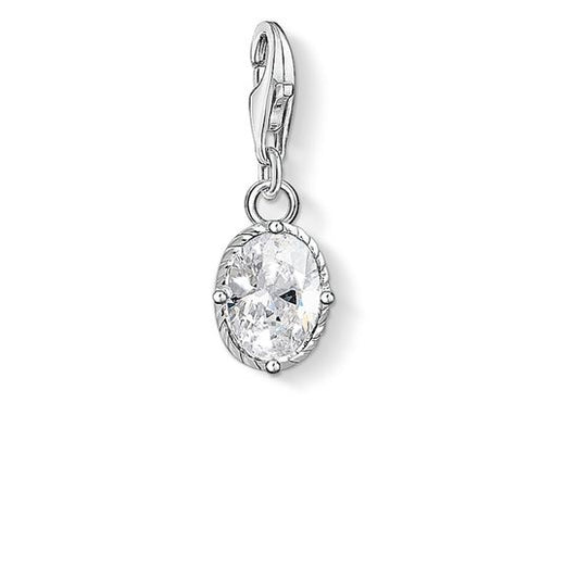 Thomas Sabo Charm Pendant "White Stone" 1674-051-14