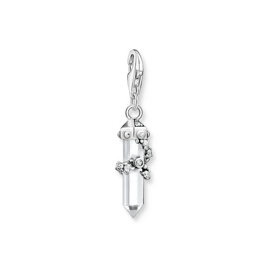 Thomas Sabo Charm Pendant Milky Quartz Silver 1908-690-14