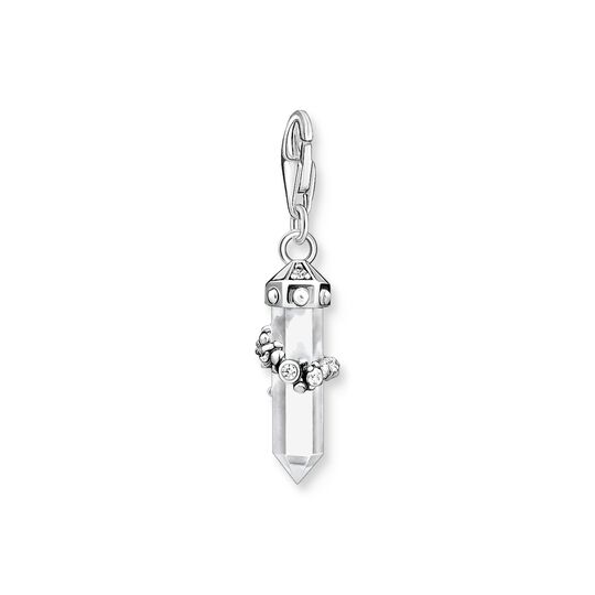 Thomas Sabo Charm Pendant Milky Quartz Silver 1908-690-14